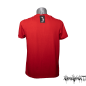Preview: Premium T-Shirt "Ehrenkodex77",rot, Schriftzug gestickt